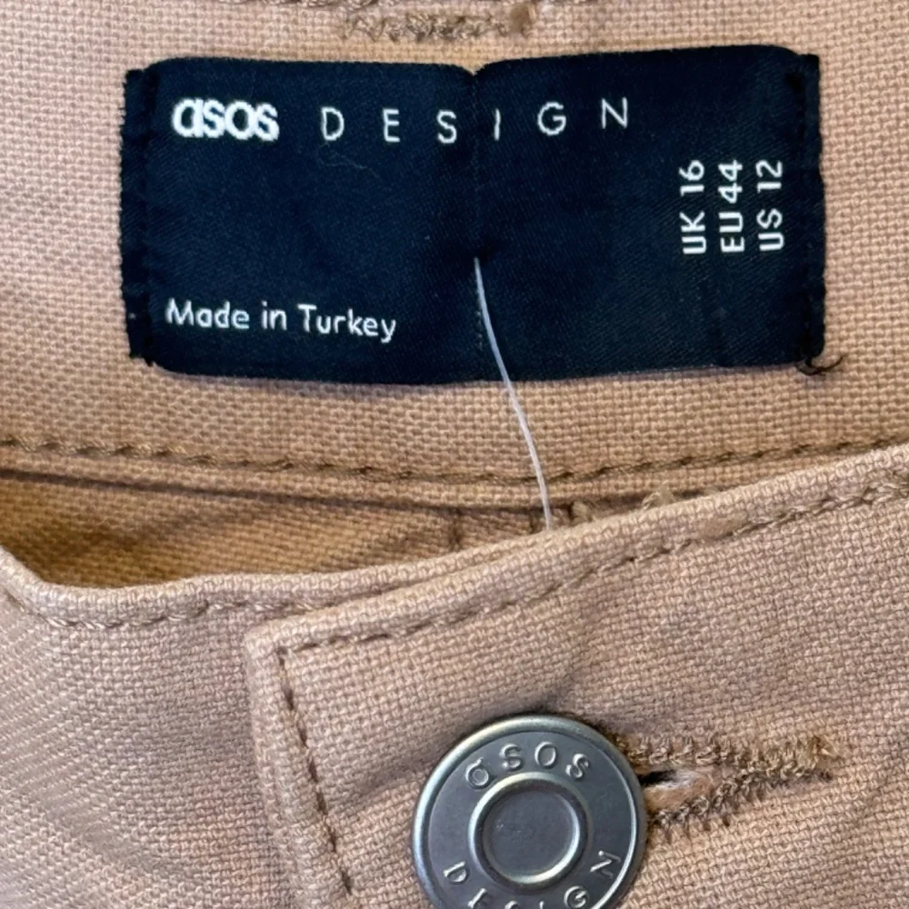 ASOS | NWT High Waisted Carpenter Outdoors Minimal Cargo Utility Pocket Pants - Picture 10 of 13
